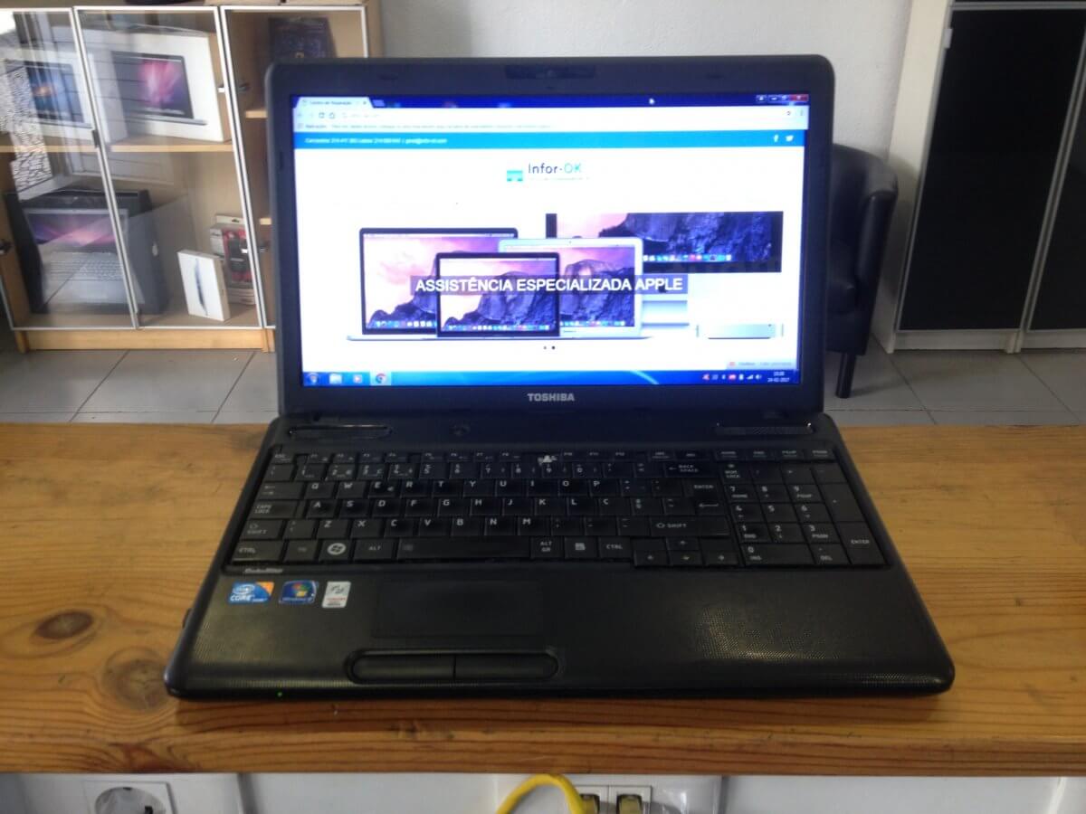 TOSHIBA SATELLITE C6601HE NÃO ENTRA NO SISTEMA OPERATIVO InforOK